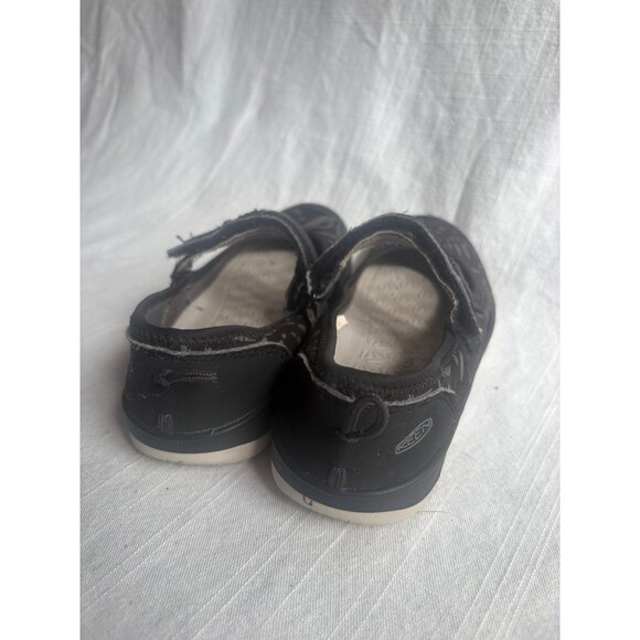 Keen Kids Girls size 13 Moxie Black/Vapor Mary Jane Flats HookLoop sandals - Picture 2 of 4